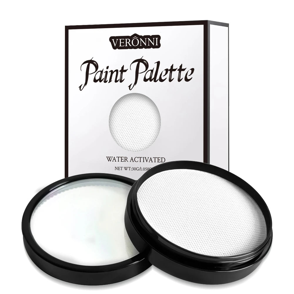 30G Water Solubility Monochromatic Body Paint Black And White Makeup Face Paint Halloween Party Waterproof Makeup Body Painting