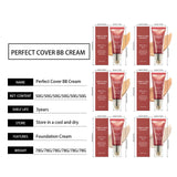 BB Cream SPF 42 PA +++ Tinted Moisturizer for Face Full Coverage Concealer Liquid Foundation Makeup for Dark Circles Fine Lines