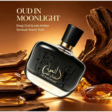 Arabic Sandalwood Perfume Classic Agarwood & Irresistible Musk Fragrance Long-lasting Elegant Charming Woody Eau De Parfum
