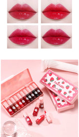 10 Pack Lipstick Water Stain Lip Lotion Lipstick Lasting Color Film Lipstick Water Light Stain Lipstick Water Non fading Lipstic