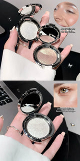 SHAQINUO Highlighter Cream, Radiant Shimmer Powder, Smooth with Potato Mash Texture, Long-lasting, Non-Flaking for Highlighting