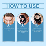 Bamboo Charcoal Blackhead Remover Mask Purifying Shrink Pore Deep Cleansing Oil Control Exfoliator Peel Mud Mask Skin Care
