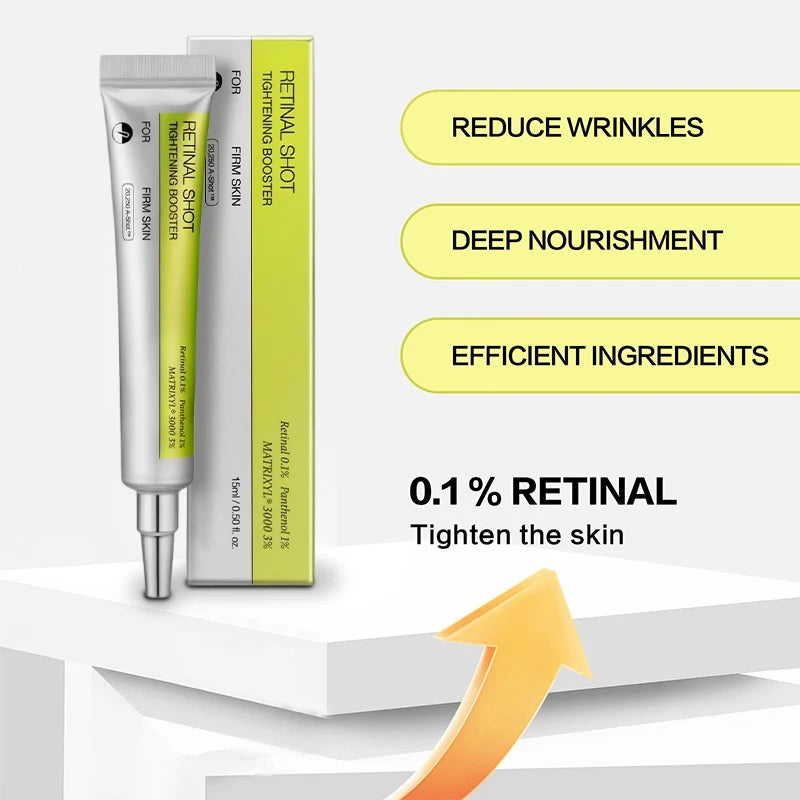 Retinol Eye Cream Set Gentle Repair Essence With Vitamin C Antiaging Treatment For Dark Circles Wrinkles Firming Under Eye Serum