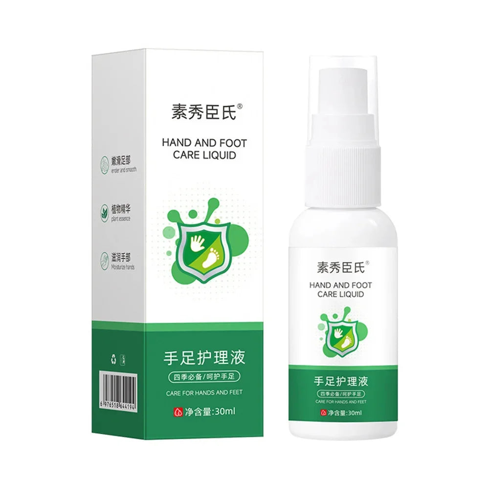 Herbal Anti Crack Foot Cream Spray Heel Cracking Repair Products Exfoliation Dead Skin Removal Softening Moisturize Smooth Care