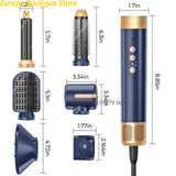 7 In 1 Hair Dryer Brush Brushless High Speed Hair Dryer with Diffuser Ionic Blow Dryer Hot Air Styling Comb Auto Hair Curler