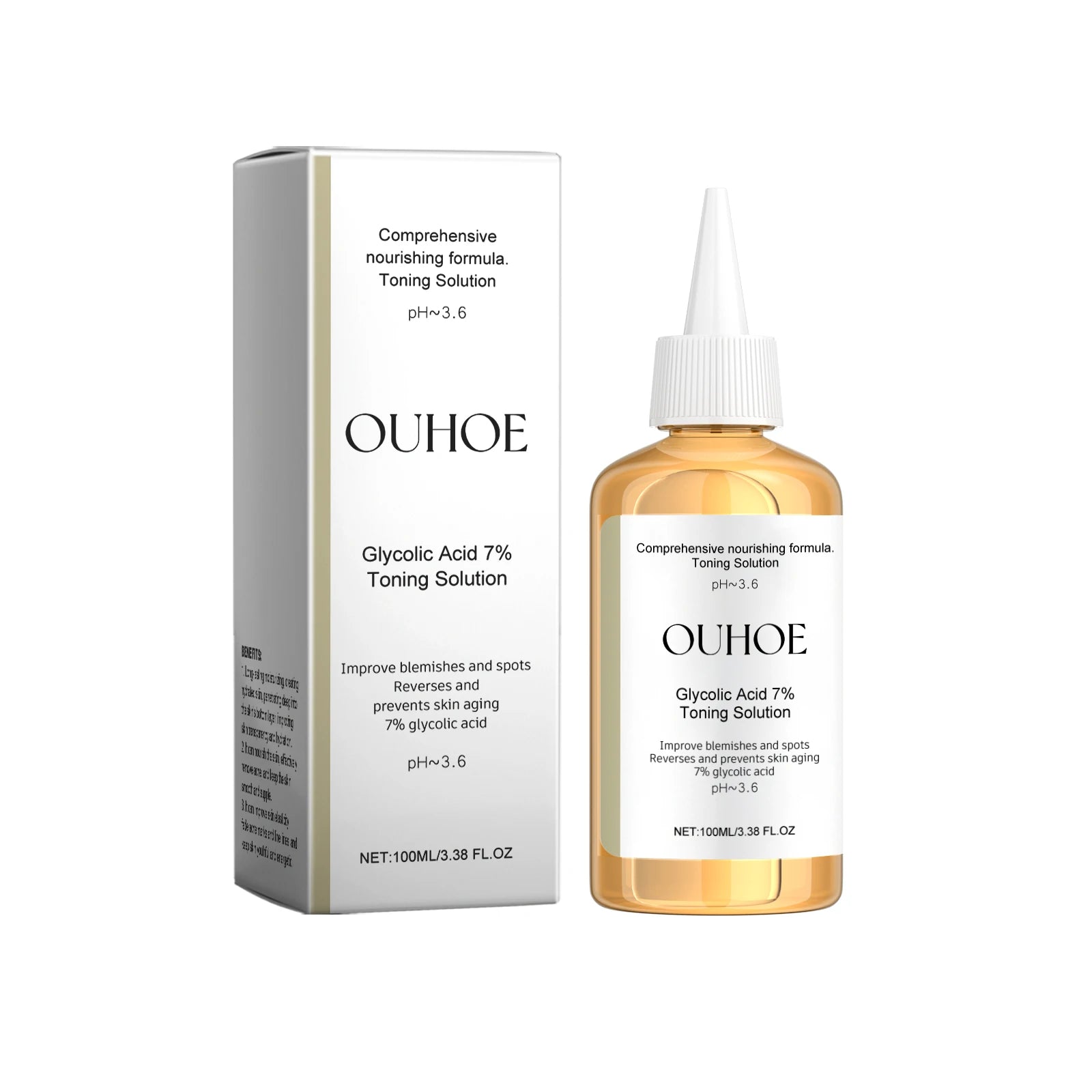 Glycolic Acid 7% Moisturizing Toner Remove Acne Improve Skin Condition Replenish Water Moisturize Skin Tender Skin&Toner Essence