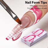 MSHARE 50ml Baby Pink Builder Nails Gel Hema Tpo Free Gel Nail Construction Self Leveling Gel for Nail Extension UV Led
