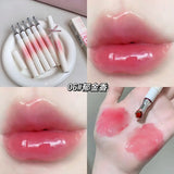 Kakashow Mirror Hydrating Lipstick (Iron Brush Tip), Gel Lip Gloss, Hydrating Lip Gloss in 6 Natural Nude Shades, Cosmetics