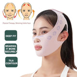 Breathable V‑Line Face Shaping Band, Cheek Lifting Face Bandage for Facial Contouring Support for Double Chin Appearance Improvement