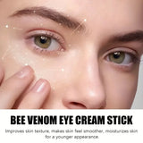 Bee Venom Eyes Cream Stick Dark Circles Remove Eye Bags Under Eye Hyaluronic Acid Moisturizing Serum Against Puffiness Eye Care