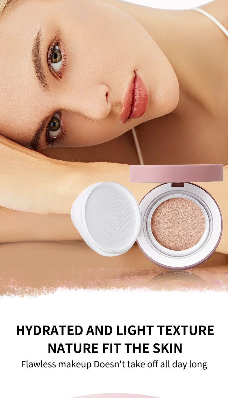 OCHEAL CC Cream Cushion Foundation Cream Long Lasting Moisturizing Concealer Foundation BB Cream For Face Makeup Concelear