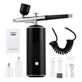 Portable Airbrush Mini Air Compressor Kit Paint Spray Gun For Nail Art Tattoo Craft Cake Pastry Painting Face Hydrating Sprayer