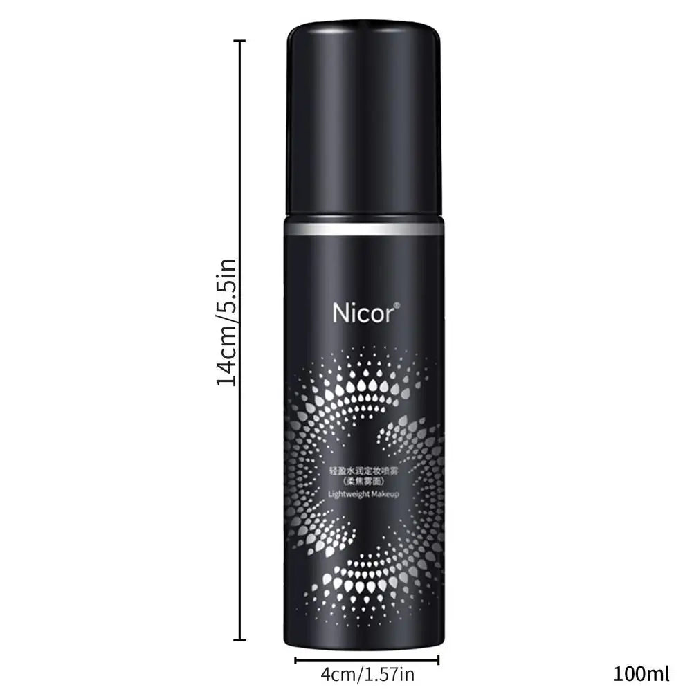 Facial Setting Spray 100ml Oil Control Setting Mist Spray For Women Natural Finish Setting Spray For Summer Makeup Cosmetics For