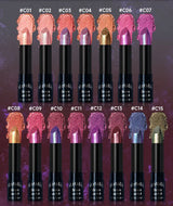 Diamond Pink Lipstick Metallic Glitter Lipstick Waterproof Shiny Pearlescent Dark Blue Red Matte Lip Gloss Halloween Lips Makeup
