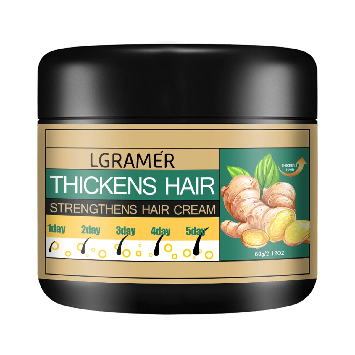 Ginger Hair Conditioner Improves Dryness and Branching Nourishes and Strengthens Hair Roots Moisturizes Hair Follicles Unisex