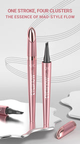 Four Claw Liquid Eyebrow Pen Waterproof Sweatproof Long Lasting 3D Wild Brow Microblading Makeup for Beginners