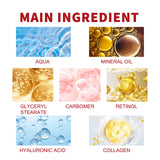 Retinol Collagen Face cream Complex Day Night Cream Hyaluronic acid Reduce fine lines dark circles moisturize firm pores