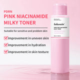 Pink Niacinamide Milky Toner Long-lasting Hydration Even Skin Tone Quickly Absorbed Achieve Dewy Glass Skin Daily Milky Toner