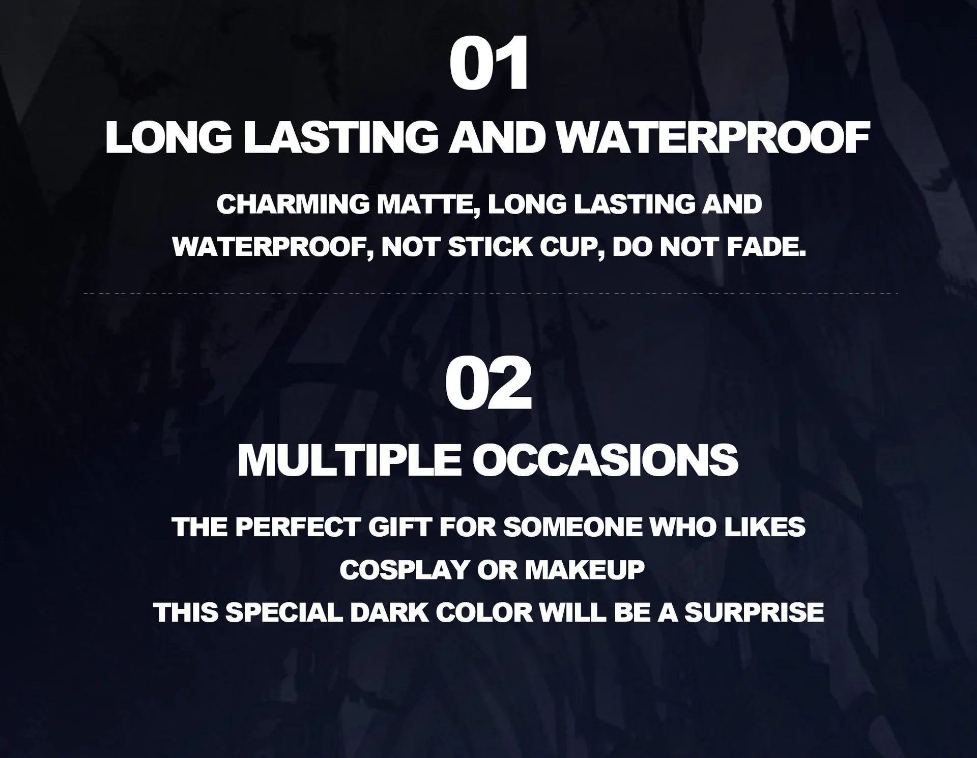 4pcs Matte Lipstick Set Waterproof Sexy Green Purple Black Lip Gloss Shiny Lip Tint Halloween Lip Makeup Tool Korean Cosmetics