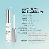 IMAGIC 5ml False Eyelash Extension Glue Waterproof Fast Dry Long Lasting Strong No Irritation Transparent Eyelash Primer Tools