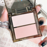 Medium skin tone matte waterproof contouring tray, medium concealer contouring powder, portable size less than 1 liquid ounce, n