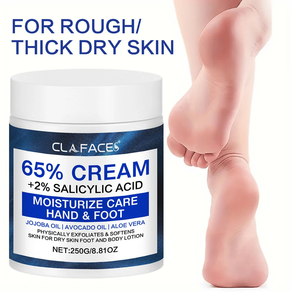 YOUNGCOME 65% Salicylic Acid Foot Cream | Moisten Dry and Cracked Feet | Remove Dead Skin and Relieve Aging | Super Foot Cream