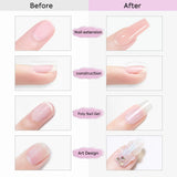 50ml TPO Free Jelly Nail Extension Gel Nail Builder French Nail Gum Venalisa Clear Natural Color Soak Off UV Construction Gel