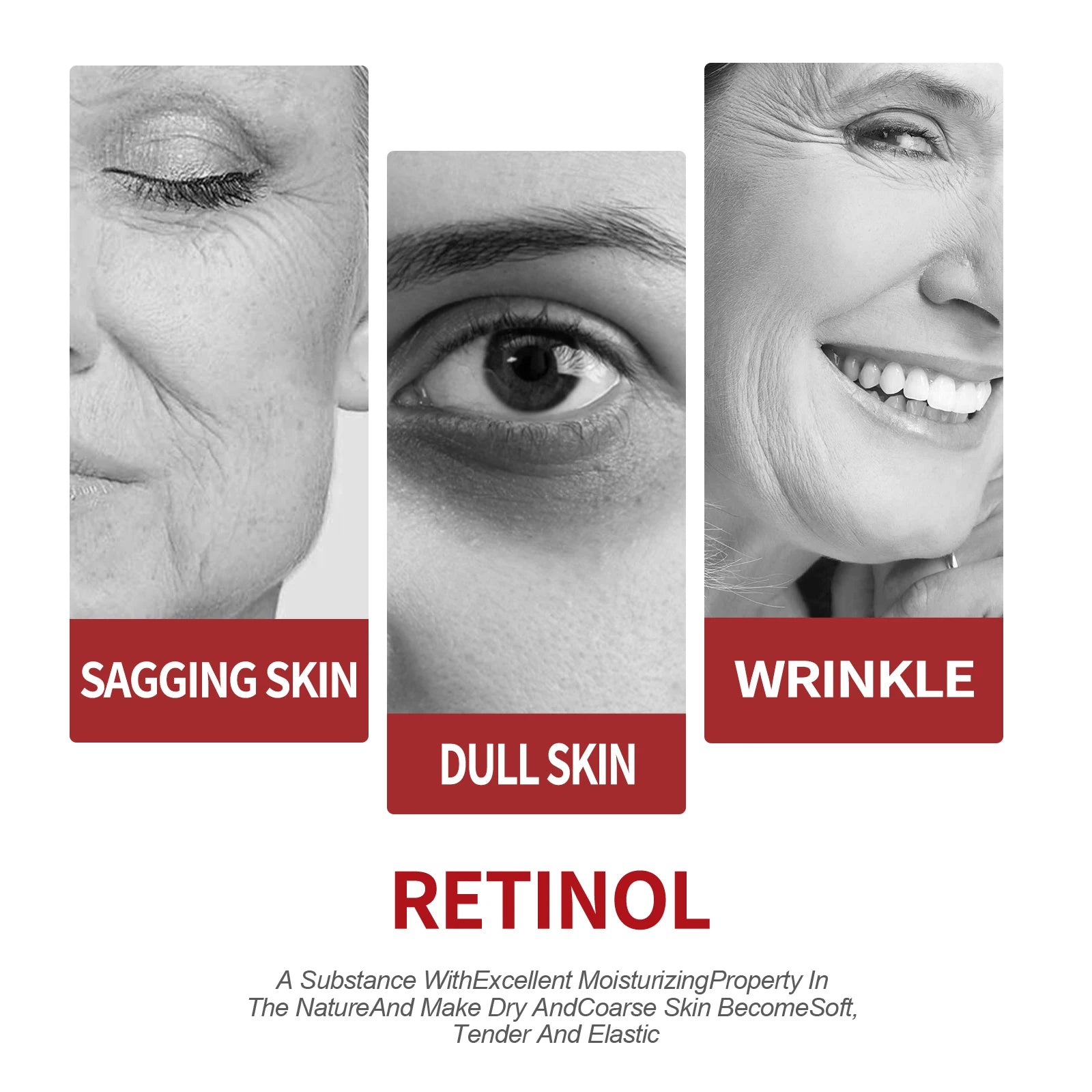 Retinol Collagen Face cream Complex Day Night Cream Hyaluronic acid Reduce fine lines dark circles moisturize firm pores