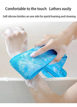 Bath Towels Scrubber Rubbing Back Peeling Massage Body Sponge Silicone Back Brushes Shower Belt Extended Skin Clean Brushes