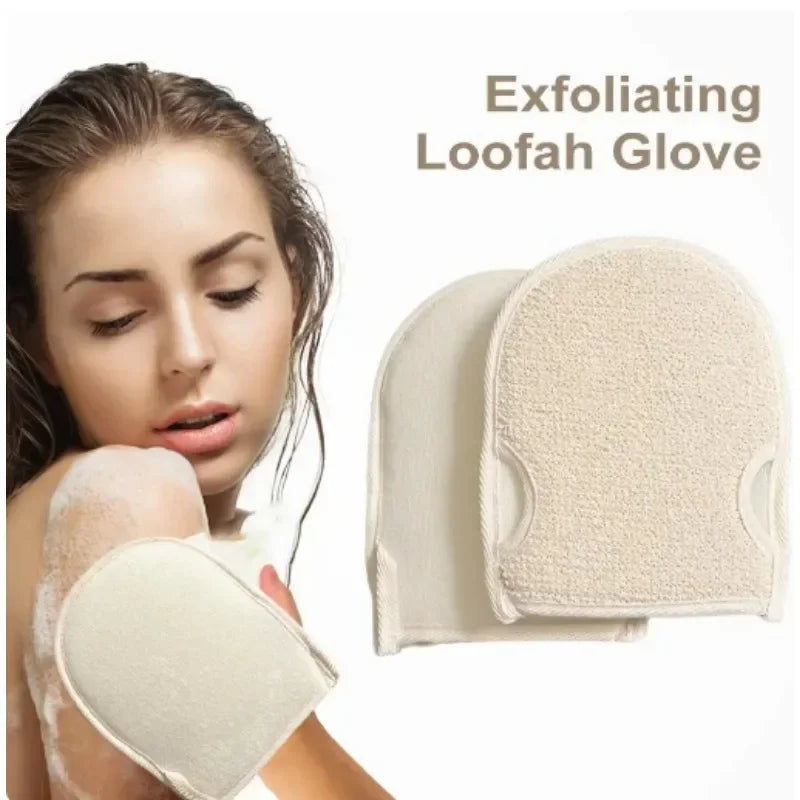 Loofah Glove Body Acrub Sponge Washing Scrub Skin Scrubber Shower Sponge Massage Glove Dead Skin Remover Shower Brushes Cleaner