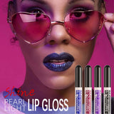 12 Lip Gloss Set Box for Halloween and Christmas Makeup with Pearlescent Shining, Waterproof, Durable, Natural Makeup, Shining,