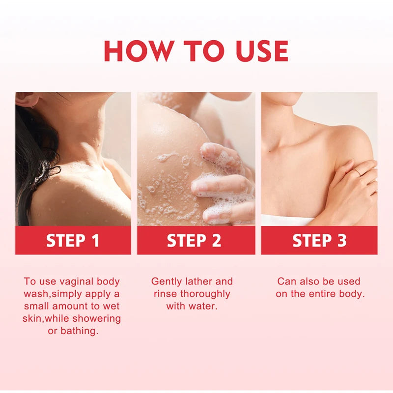 Body Wash,Intimate Hygiene Women Refresh PH Balancing Shower Gel,Feminine Care Gentle Cleansing,Odor Control,Skin Nourishment