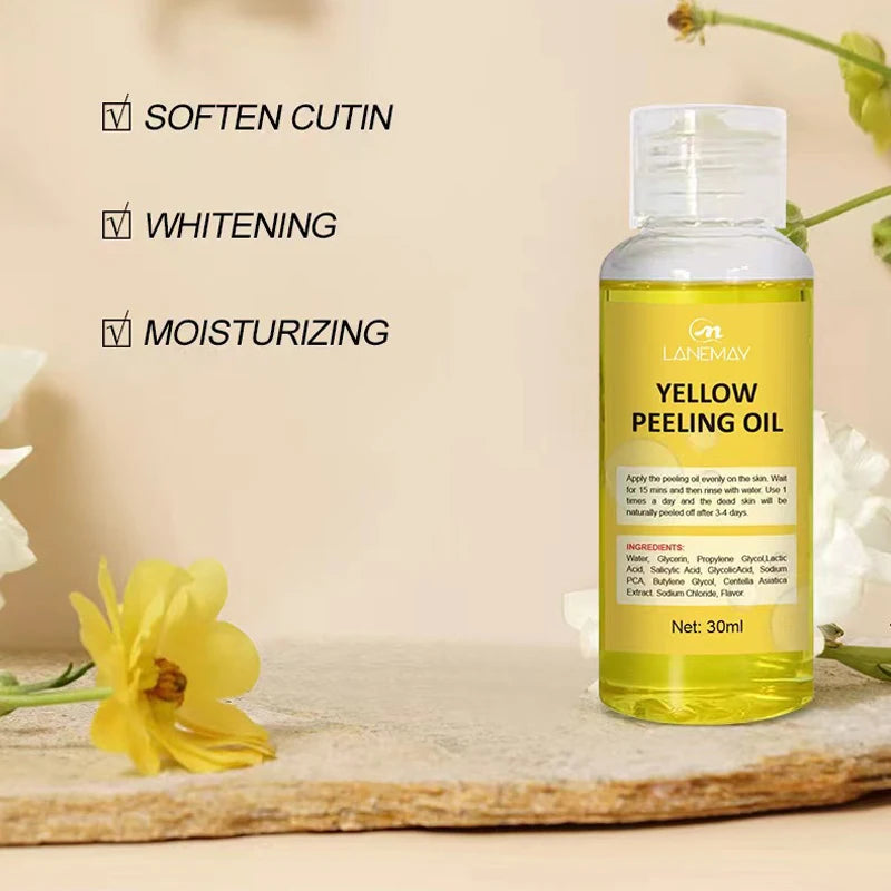 Yellow Peeling Oil Body Butter Hydrating Moisturizing Exfoliating Smooth Skin Care Products Makes Skin Smooth Elastic All Skin