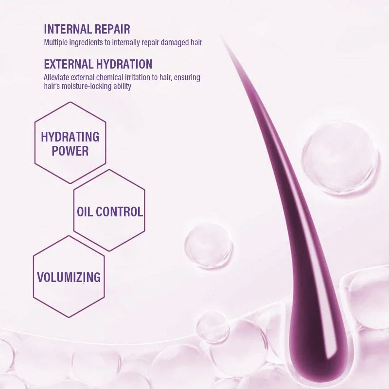 1-5Pcs Magical Keratin Hairs Mask Dual Nourishes Silky Smooth Hair Conditioner Repair Damaged Frizzy Hair Deep Moisturize Hair