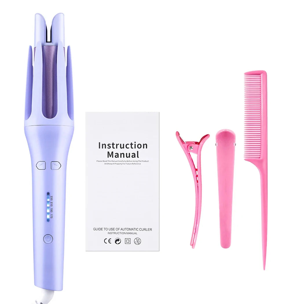 Tinsol 32mm Automatic Curling Iron Automatic Rotating Ceramic Curler Professional Curling Iron Curling Iron Curler