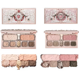 Flower knows Strawberry Cupid Collection Facial Complexion Palette Blush Eyeshadow Highlighter Flower Know Face Bronzer Palette