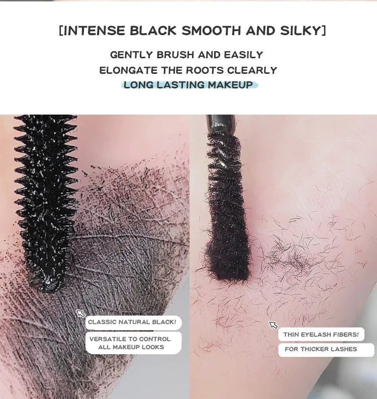 Gege Bear Dream Party Curly Black Sun Flower Mascara Cute Design All Day Long-Wearing Lash-Lengthening Thick Volume Eyelashes