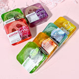 Handmade Kojic Acid Soap with Loofah 100g Lemon Lavender Rose Turmeric Essential Oil Bath Bar New Design Exfoliating Cleansing