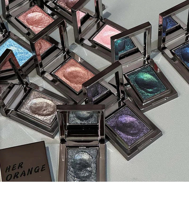 Metallic Glitter Pearlescent Eyeshadow Cream Chameleon Sparkling Mashed Potato EyeShadow Shimmer Brightening Highlighter