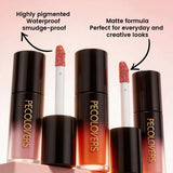6PCS/SET Cream Matte Lip Tint Stick,Even Color Layering,Comfortable All-day Wear,Classic Neutral Lip Shades,Soft Fluffy Applicator Head,Compact Carry Lip Gloss Set,Suitable For Daily Travel And Everyday Female Makeup