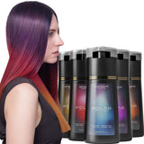 Hair Dye Shampoo For Gray Hair For Women Men Natural Hair Dye Kit Semi Permanent Hair Dye Shampoo Black Brown Purple 200ml