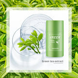 Original Facial Remove Blackhead Green Tea Solid Mask Treat Acne Blemish Black Dots Clean Stick Cream Shrink Pores Skin Care  ﻿