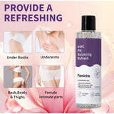 Body Wash,Intimate Hygiene Women Refresh PH Balancing Shower Gel,Feminine Care Gentle Cleansing,Odor Control,Skin Nourishment
