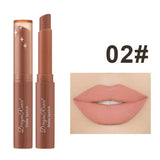 Lipstick Matte Matte Non-Fading Moisturizing European and American Makeup Lipstick Velvet Matte Lipstick Waterproof Not Easy to Fade Matte Lipstick Lipstick