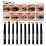 Eyeshadow Liner Sticks Matte & Shimmer Waterproof Metallic Glitter Eye Shadow Highlighter Pencil Eyeshadow Natural Cosmetics