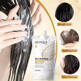 Rice Conditioner Penetrates the Hair Core, Replenishes Hair Nutrients, Repairs Damaged Cuticles, and Improves Dryness, Split Ends, Frizz, and Other Hair Damage Caused by Blow-Drying, Ironing, and Dyeing.