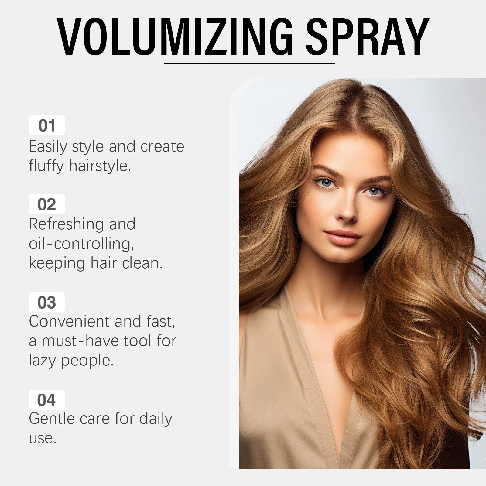 Volume Boosting Hair Spray With Collagen For Root Lift Lightweight Formula Non Sticky Feel All Day Freshness Fine Flat Oily