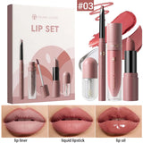 4pcs/10pcs/set Nude Lip Gloss Matte Velvet Lipstick Waterproof Long-lasting  Liquid Lipstick Women Moist Lip Tint