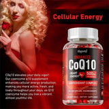 CoQ10 Supplement - Supports Heart and Cardiovascular Health, Anti-Aging, Energy Supplement, Gluten-Free, Non-GMO