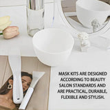 Silicone Face Mask Mixing Bowl Set Facial Skin Care Tools Kit Mask Brush Facial Applicator Spatula Measure Spoon Beauty Supplies